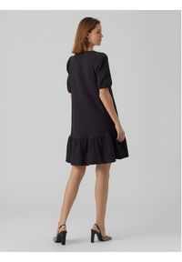 Vero Moda Sukienka codzienna Natali 10279682 Czarny Regular Fit. Okazja: na co dzień. Kolor: czarny. Materiał: bawełna. Typ sukienki: proste. Styl: casual #3