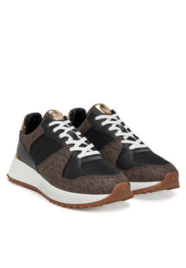 MICHAEL Michael Kors Sneakersy 43S5JMFS1B Brązowy. Kolor: brązowy. Materiał: skóra