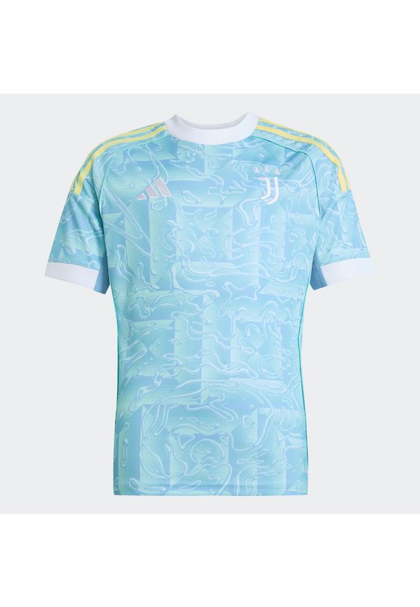 Adidas - Koszulka piłkarska dla dzieci ADIDAS Juventus 25/26 wyjazdowa. Wzór: haft. Sport: piłka nożna