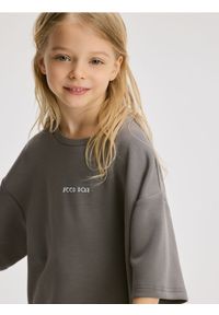 Reserved - T-shirt z modalem - ciemnoszary. Kolor: szary. Materiał: dzianina #1