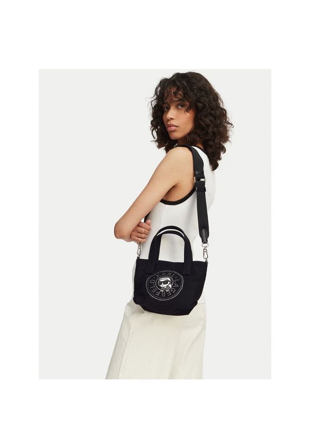 Karl Lagerfeld - Torebka KARL LAGERFELD. Kolor: czarny