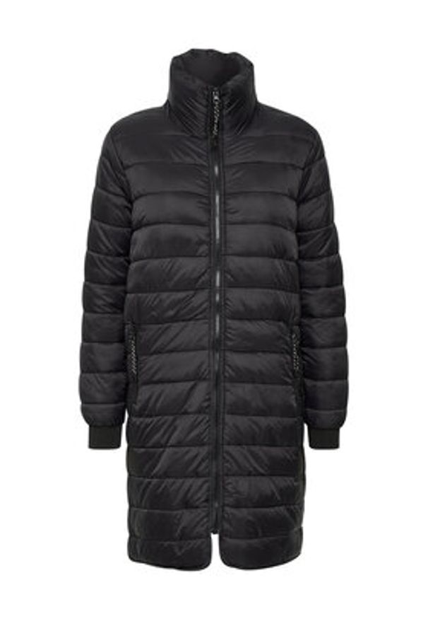 Kaffe Kurtka przejściowa Lira 10507223 Czarny Regular Fit. Kolor: czarny. Materiał: syntetyk