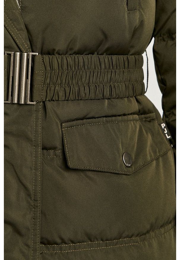 Pepe Jeans - Kurtka puchowa Almah. Okazja: na co dzień. Kolor: zielony. Materiał: puch. Styl: casual