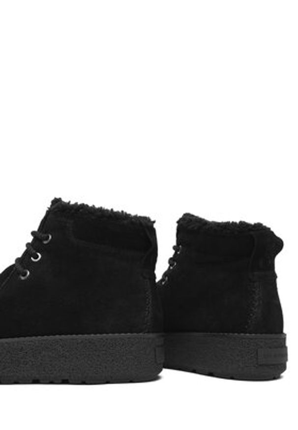 Marc O'Polo Trzewiki SS2M3029 Czarny. Kolor: czarny. Materiał: skóra, zamsz