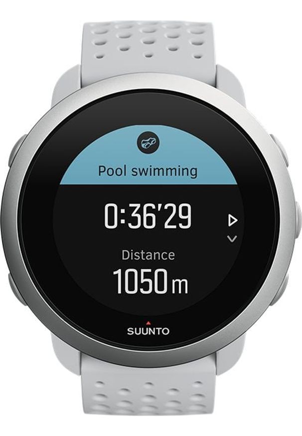 SUUNTO - Zegarek sportowy Suunto Suunto 3 Pebble White. Styl: sportowy