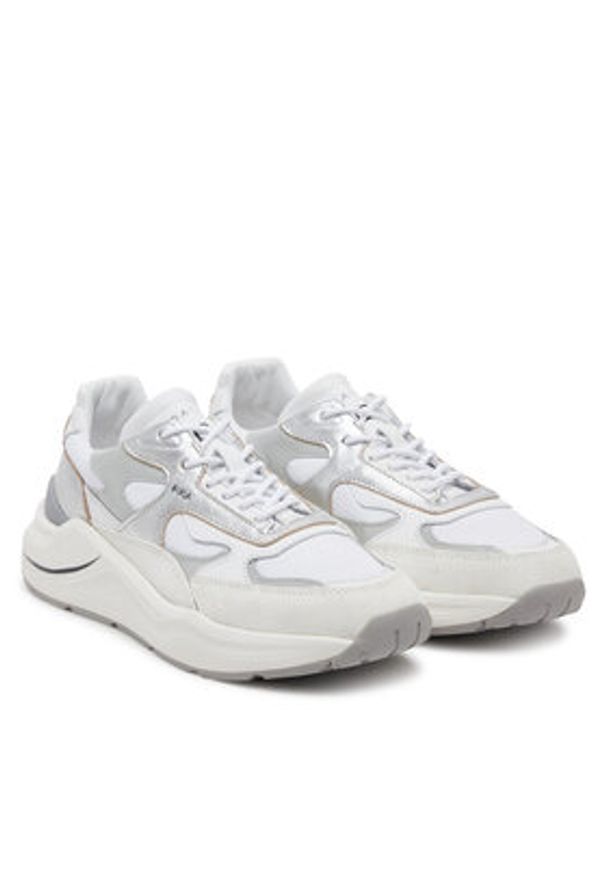 D.A.T.E. Sneakersy Fuga W421-FG-LM Kolorowy. Materiał: skóra, zamsz. Wzór: kolorowy