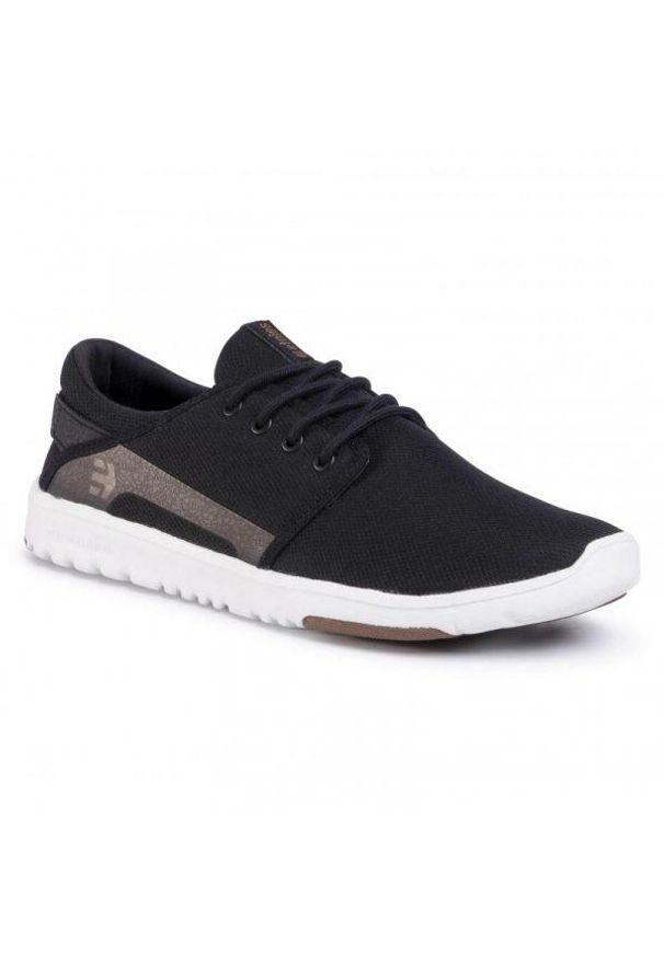 Buty Męskie na deskorolkę Etnies Scout – Black/White/Gum. Kolor: wielokolorowy, biały. Materiał: guma. Sport: skateboard
