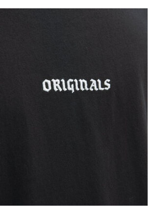 Jack & Jones T-Shirt Meadows Minimal 12283630 Czarny Loose Fit. Kolor: czarny. Materiał: bawełna