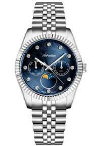 Zegarek damski Adriatica A3809.5145QF CYRKONIE srebrny. Kolor: srebrny #1