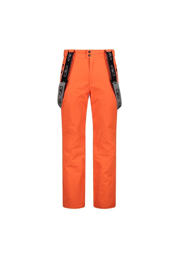 Spodnie męskie narciarskie CMP 3W04467. Kolor: pomarańczowy. Sezon: zima. Sport: narciarstwo