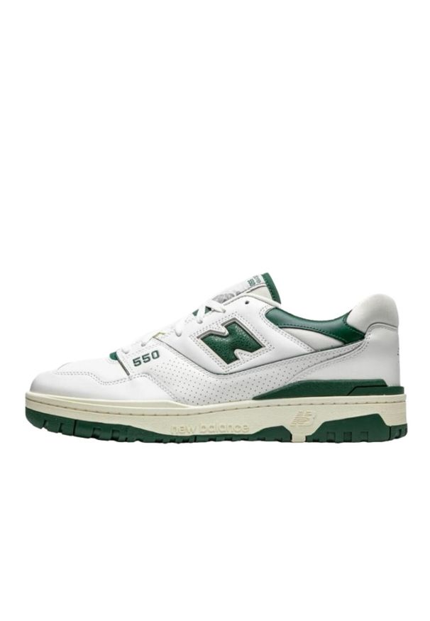 Buty do chodzenia dla dorosłych New Balance 550 Aime Leon Dore White Green. Kolor: biały. Sport: turystyka piesza