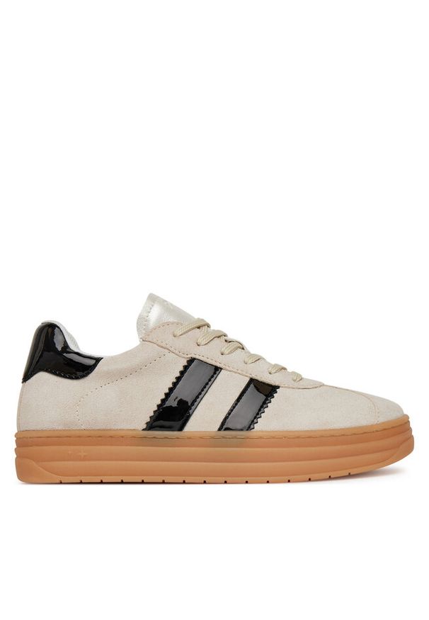 Sneakersy Primigi. Kolor: beżowy