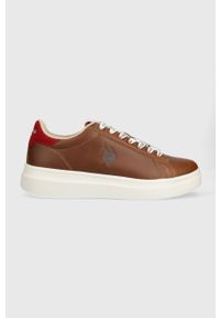 U.S. Polo Assn. sneakersy CODY kolor brązowy CODY001M/CH1. Nosek buta: okrągły. Zapięcie: sznurówki. Kolor: brązowy. Materiał: guma #1