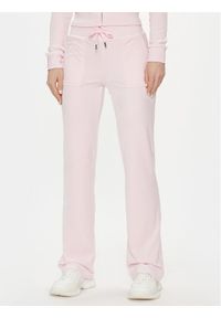 Juicy Couture Spodnie dresowe Del Ray JCAP180 Różowy Regular Fit. Kolor: różowy. Materiał: syntetyk #1