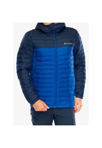 columbia - Kurtka ocieplana męska Columbia Silver Falls II Hooded Jacket. Kolor: niebieski. Sport: turystyka piesza