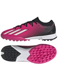 Adidas - Buty piłkarskie adidas X Speedportal.3 Tf Jr GZ2465 różowe róże i fiolety. Zapięcie: sznurówki. Kolor: różowy. Materiał: guma, syntetyk. Sport: piłka nożna #3