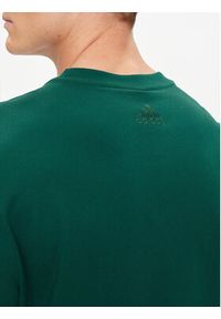 Adidas - adidas T-Shirt Essentials Single Jersey Linear Embroidered Logo T-Shirt IJ8658 Zielony Regular Fit. Kolor: zielony. Materiał: bawełna #4