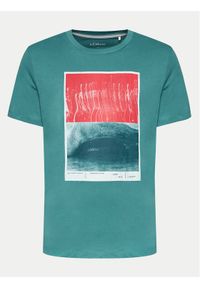 s.Oliver T-Shirt 2143954 Niebieski Regular Fit. Kolor: niebieski. Materiał: bawełna
