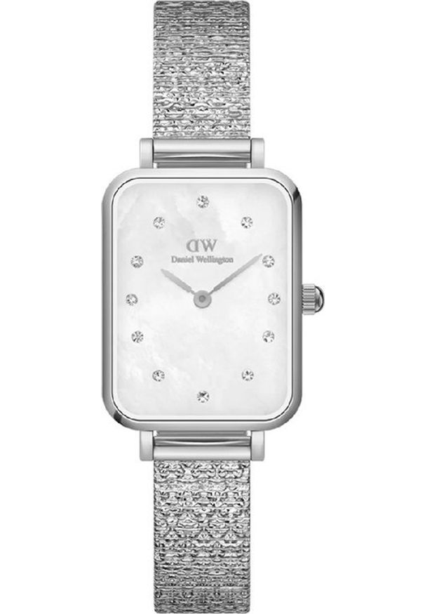 Daniel Wellington - ZEGAREK DAMSKI DANIEL WELLINGTON Quadro Lumine Pressed Piano 20mm DW00100580 + BOX (zw519c)
