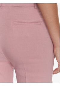 Pinko Spodnie materiałowe Bello 100155 A0IM Różowy Slim Fit. Kolor: różowy. Materiał: wiskoza, len