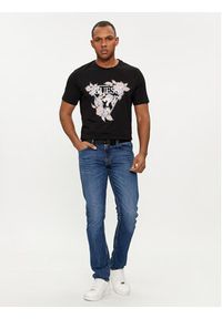 Guess T-Shirt M4GI11 I3Z14 Czarny Slim Fit. Kolor: czarny. Materiał: bawełna