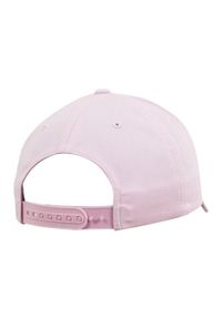 FLEXFIT - Klasyczna Czapka Snapback Z Zakrzywionym Daszkiem. Kolor: różowy. Styl: klasyczny