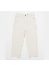 Spodnie Volcom Kraftsman Jeans brudna biel. Kolor: biały. Materiał: jeans. Sport: skateboard #1