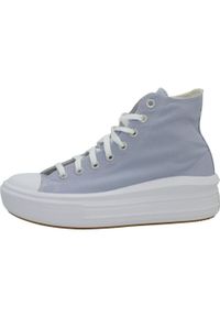 Tenisówki Converse Model Chuck Taylor All Star Move Platform Kolor Fioletowy. Kolor: fioletowy. Materiał: tkanina. Obcas: na platformie