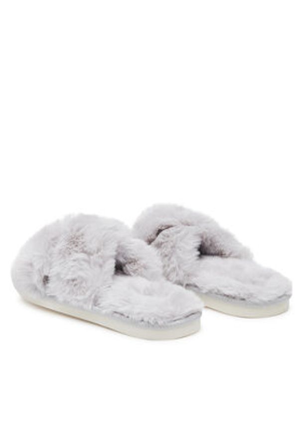 DeeZee Kapcie VT2481 Szary. Kolor: szary. Materiał: materiał