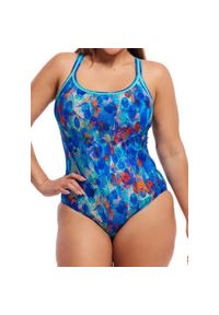 Strój do pływania FUNKITA Paint Press - Locked In Lucy. Kolor: niebieski