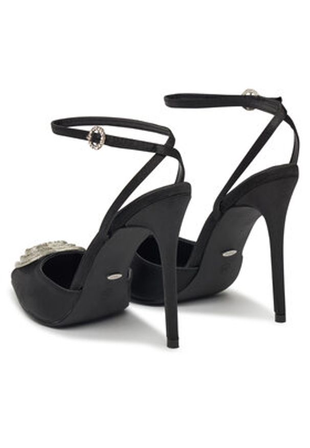 DeeZee Sandały H85269-32 Czarny. Kolor: czarny. Materiał: materiał