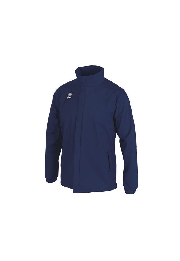 ERREA - Niebieska Kurtka Przeciwdeszczowa Errea Syun Dorośli. Kolor: niebieski. Sport: turystyka piesza