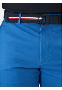 TOMMY HILFIGER - Tommy Hilfiger Szorty materiałowe Denton MW0MW42349 Niebieski Slim Fit. Kolor: niebieski. Materiał: bawełna #3