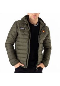 Kurtka Ellesse Lombardy Puffer SHS01115506 - zielona. Kolor: zielony. Materiał: syntetyk, poliester. Wzór: aplikacja. Sezon: jesień, zima