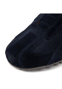 Geox Półbuty U Snake L U4207L 02214 C4002 Granatowy. Kolor: niebieski. Materiał: zamsz, skóra #5