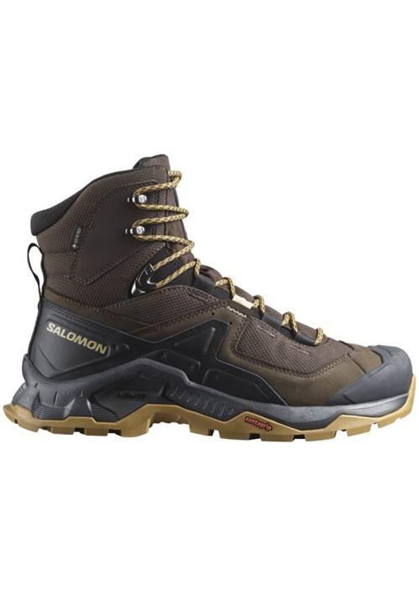 salomon - Buty trekkingowe męskie Salomon quest element gore-tex. Wysokość cholewki: za kostkę. Zapięcie: sznurówki. Kolor: zielony. Materiał: guma, syntetyk, tkanina, materiał. Szerokość cholewki: normalna. Technologia: Gore-Tex. Sport: turystyka piesza