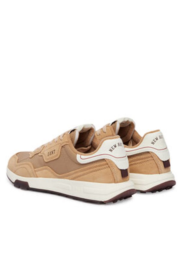 GANT - Gant Sneakersy 32631245 Beżowy. Kolor: beżowy. Materiał: zamsz, skóra