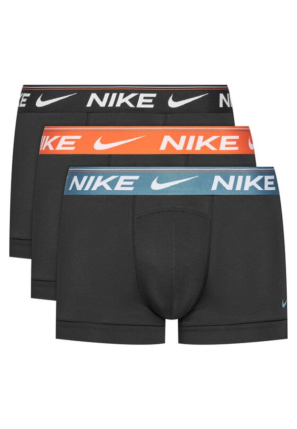 Nike Komplet 3 par bokserek Trunk 0000KE1256 Czarny. Kolor: czarny. Materiał: syntetyk