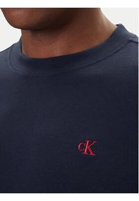 Calvin Klein Jeans Longsleeve Easy LV04RD247G Granatowy Regular Fit. Kolor: niebieski. Materiał: bawełna. Długość rękawa: długi rękaw #5