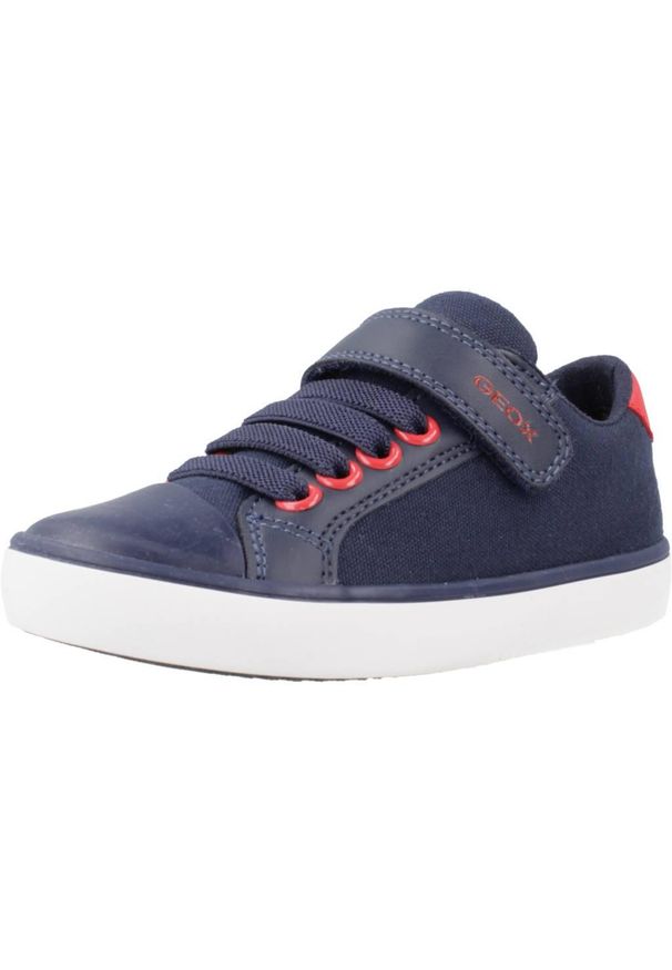 Geox - Buty GEOX J GISLI B B Niebieski. Kolor: niebieski. Materiał: tkanina. Sport: turystyka piesza