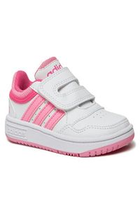 Adidas - adidas Sneakersy Hoops 3.0 Cf I IG3719 Biały. Kolor: biały. Materiał: skóra #5