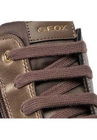 Geox Sneakersy J Gisli Girl J364NB 0DHAJ C1X2X D Brązowy. Kolor: brązowy #3
