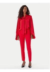Rinascimento Bluzka CFC0126202003 Czerwony Loose Fit. Kolor: czerwony. Materiał: satyna #3