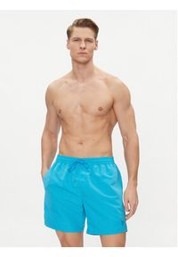 Guess Szorty kąpielowe F4GT01 WG282 Niebieski Regular Fit. Kolor: niebieski. Materiał: syntetyk #5