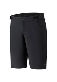SHIMANO - Spodenki rowerowe MTB/Enduro męskie Shimano Fukui Shorts. Kolor: czarny