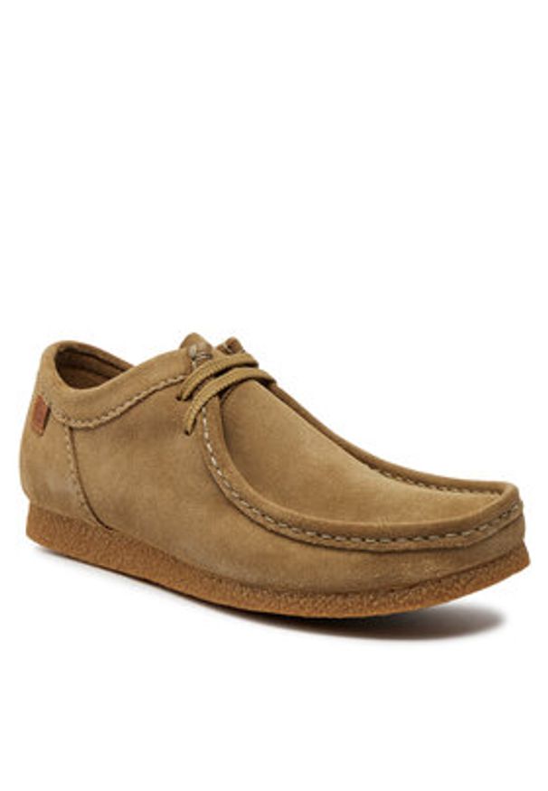 Clarks Mokasyny Shacre Ii Run 26159434 Brązowy. Kolor: brązowy. Materiał: skóra