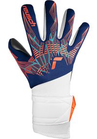 Reusch - Rękawice bramkarskie dziecięce REUSCH Pure Contact Silver Junior. Kolor: biały, niebieski, pomarańczowy, wielokolorowy #2