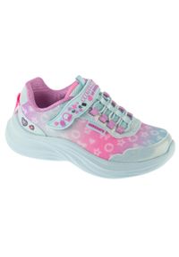 skechers - Buty sportowe Sneakersy dziewczęce, Power Jams 2.0. Kolor: niebieski. Model: Skechers Sport. Sport: turystyka piesza