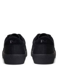 Polo Ralph Lauren Sneakersy 816913476003 Czarny. Kolor: czarny. Materiał: zamsz, skóra