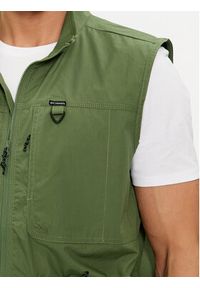 columbia - Columbia Kamizelka Landroamer™ 2076011 Zielony Regular Fit. Kolor: zielony. Materiał: bawełna #4
